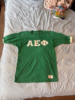 VINTAGE Fraternity tshirt with appliqué letters